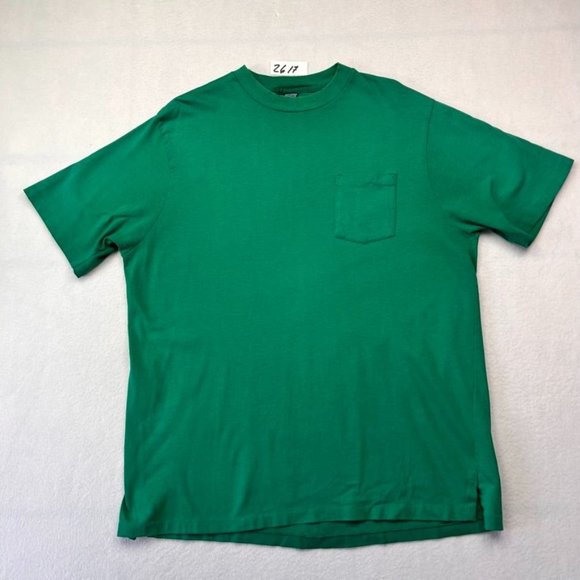 Vintage LAND'S END  Green T-Shirt Size XL men's, made in USA 100% cotton - Picture 14 of 16